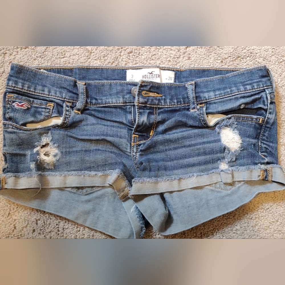 Hollister Distressed Denim Shorts